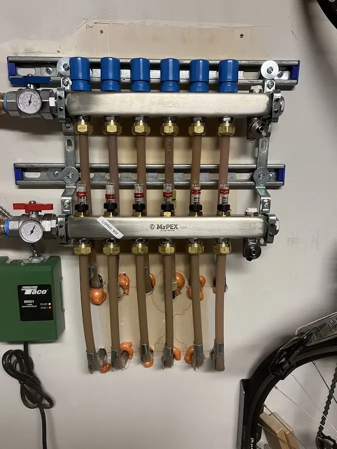 Plumber performing Leak Detection at a residential property in Berthoud